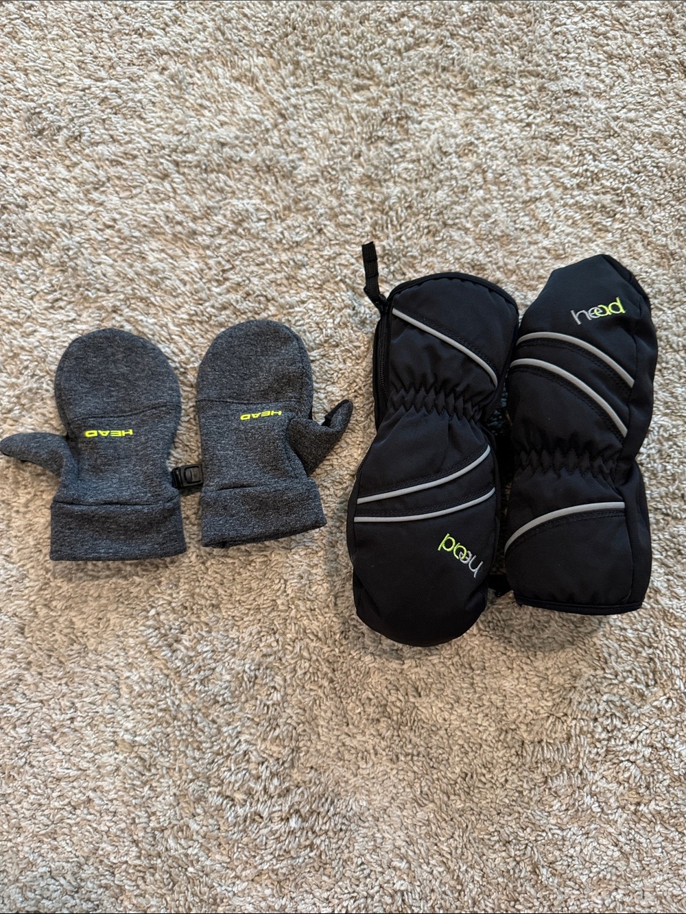 Head Toddler Snow Gloves: 2 pairs XS